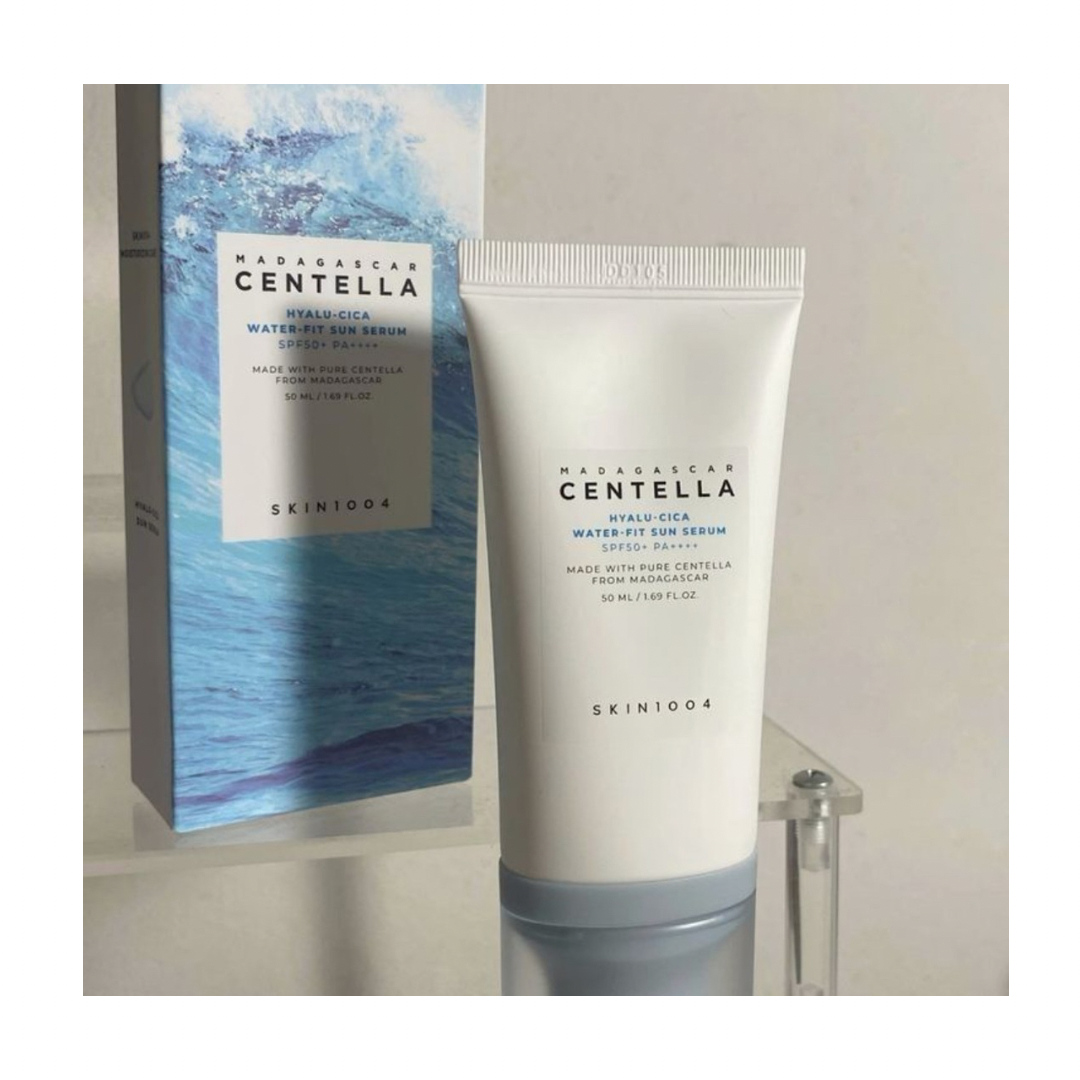 sérum solaire hydratant à la centella asiatica de MADAGASCAR