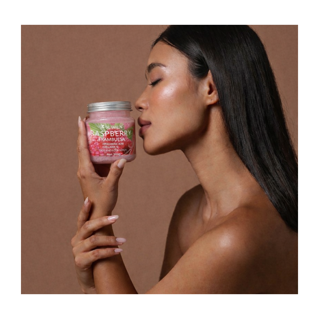 SUYARUN Gommage visage et corps à la framboise