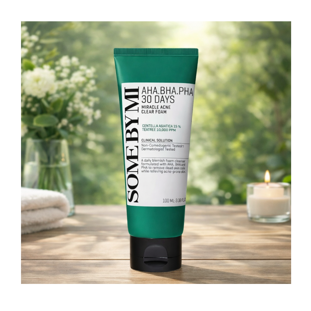 SOME BY MII 30 JOURS  Miracle Acné Nettoyant moussant visage, 100 ml.