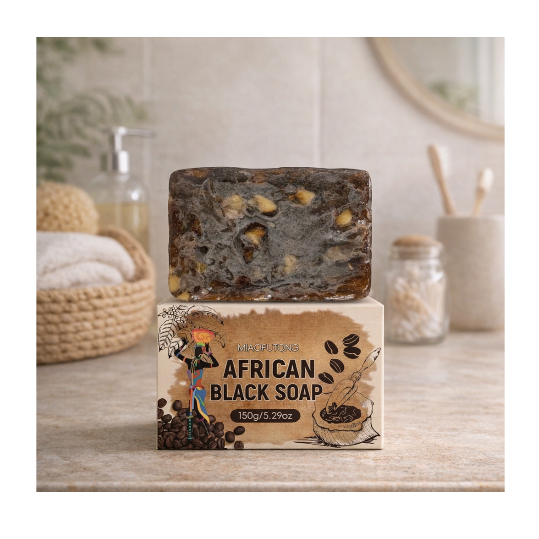 MIAOFUTONG – Savon noir africain 150 g